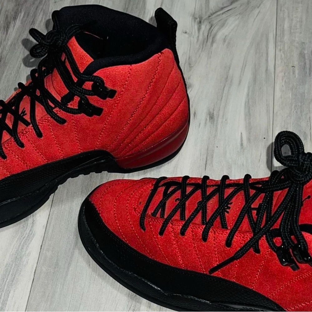 Jordan 12 Reverse Flu Game - Picture 2 of 3